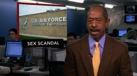 Video thumbnail: PBS NewsHour News Wrap: Air Force Sex Abuse Trial Begins