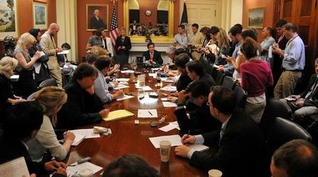 Video thumbnail: PBS NewsHour Durbin: 'Slow Going' Inside Debt Limit Talks