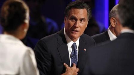 Video thumbnail: PBS NewsHour Cain's 9-9-9 Plan, 'Romneycare' Scrutinized at Dartmouth...