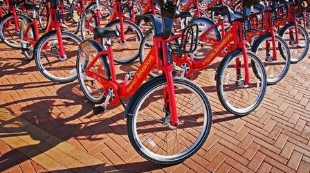 Video thumbnail: PBS NewsHour Sharing Bikes in Washington, D.C.