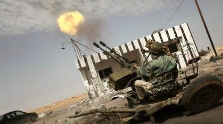 Video thumbnail: PBS NewsHour Gadhafi's Exit Remains Central to U.S., Coalition...