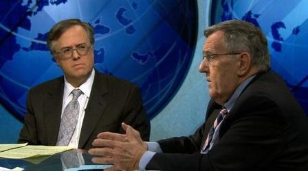 Video thumbnail: PBS NewsHour Shields and Gerson on Budget Impasse, Bachmann Candidacy