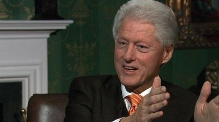 Video thumbnail: PBS NewsHour Bill Clinton on Obama: 'I Think He'll Be Re-elected'