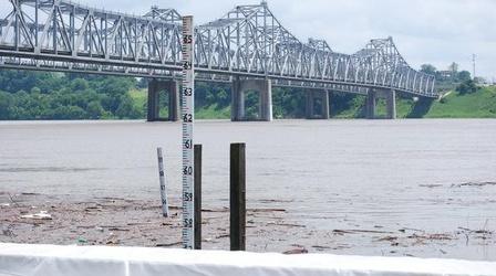 Video thumbnail: PBS NewsHour Miss. River Crests in Memphis, Flood Worries Head Downstream