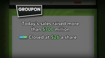 Video thumbnail: PBS NewsHour Groupon Stock Soars, but Does It Have Lasting Value?