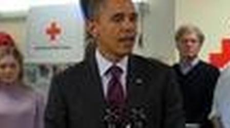 Video thumbnail: PBS NewsHour A Week Until Election Day, Campaigns Focus on Sandy Relief