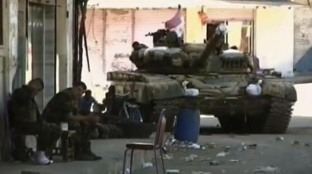 Video thumbnail: PBS NewsHour Silent Stalemate in Homs, Rebel and Regime Snipers Face-off