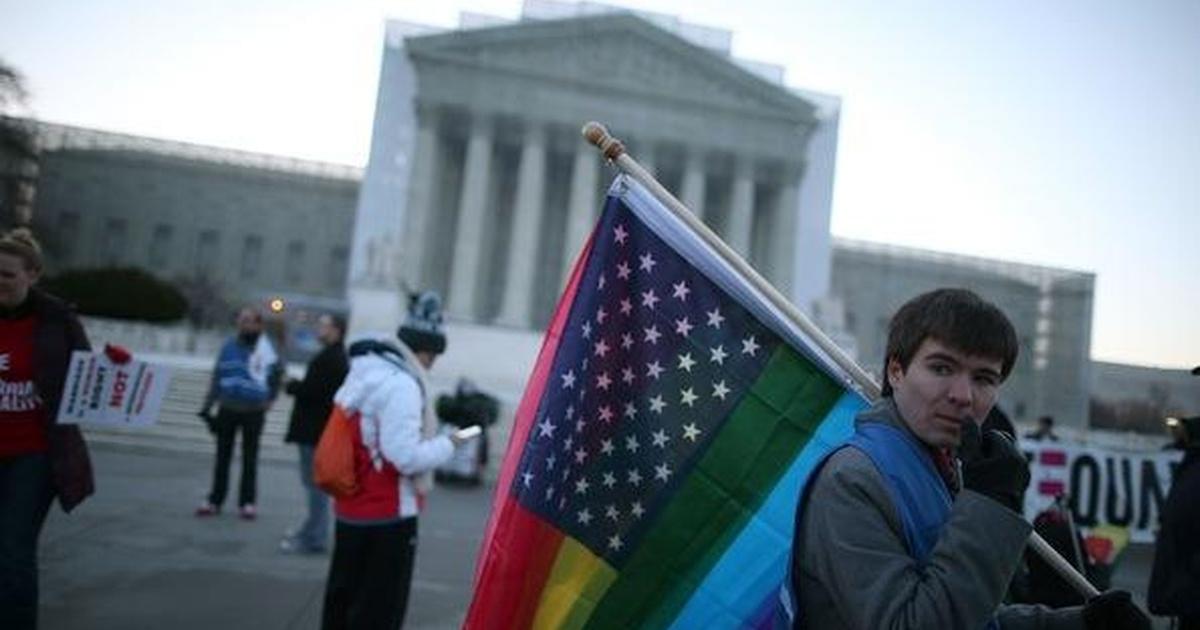 PBS NewsHour | High Court Hears Challenge to Same-Sex Marriage Ban ...