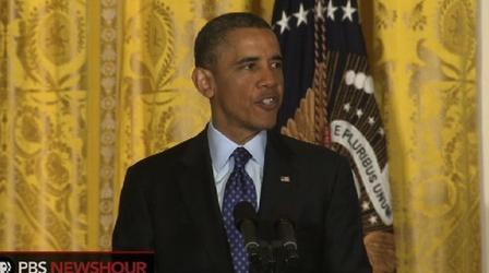 Video thumbnail: PBS NewsHour President Obama Announces BRAIN Initiative