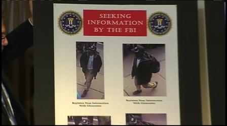 Video thumbnail: PBS NewsHour FBI Releases Photos of Boston Blast Suspects