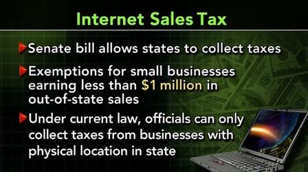 Video thumbnail: PBS NewsHour Congress Eliminates Perk of Online Shopping With Sales Tax