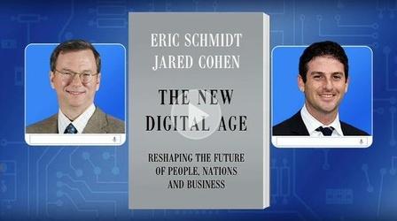 Video thumbnail: PBS NewsHour Google's Schmidt and Cohen Discuss the Digital Future