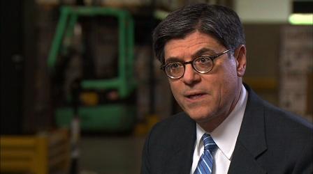 Video thumbnail: PBS NewsHour Treasury Secretary Lew on Long-Term Unemployment