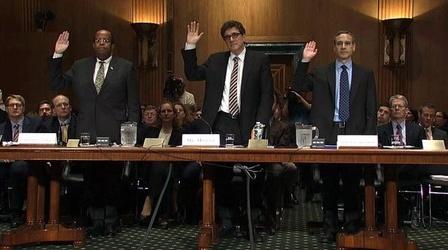 Video thumbnail: PBS NewsHour Senate Committee Grills Former IRS Commissioners