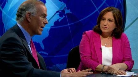 Video thumbnail: PBS NewsHour Brooks and Marcus Discuss Obama's Address, Disaster Spending