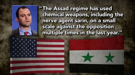 Video thumbnail: PBS NewsHour U.S. Says Assad Regime Has Used Chemical Weapons 