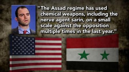 Video thumbnail: PBS NewsHour U.S. Says Assad Regime Has Used Chemical Weapons