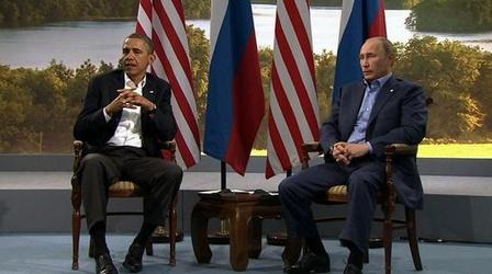 Video thumbnail: PBS NewsHour U.S. Aid to Syrian Rebels Dominates Attention at G-8 Summit