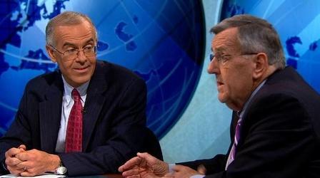 Video thumbnail: PBS NewsHour Shields and Brooks on Farm Bill Failure, Obama in Berlin