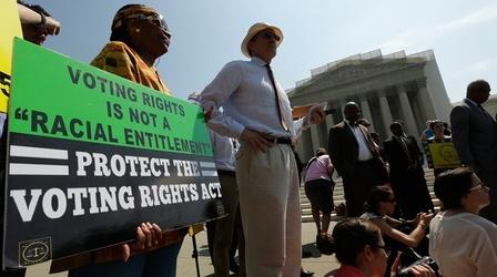Video thumbnail: PBS NewsHour High Court Strikes Down Key Provision of Voting Rights Act