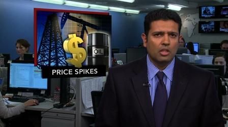 Video thumbnail: PBS NewsHour News Wrap: Egypt's Political Crisis Causes Oil Price Spike