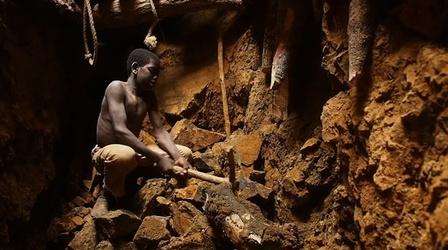 Video thumbnail: PBS NewsHour Children in Burkina Faso Get Dirty Work of Digging Up Gold 
