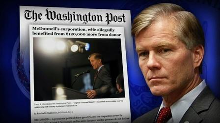 Video thumbnail: PBS NewsHour Allegations of Undisclosed Gifts Emerge for Va. Governor