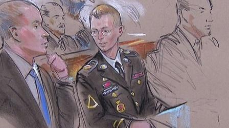 Video thumbnail: PBS NewsHour Prosecutors, Defense Give Different Views of Bradley Manning