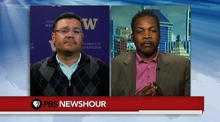 Video thumbnail: PBS NewsHour Examining Race and Economic Outlook