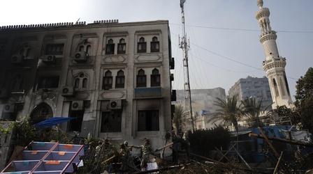 Video thumbnail: PBS NewsHour In the Wake of Turmoil, Should U.S. Suspend Aid to Egypt?
