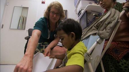Video thumbnail: PBS NewsHour Pediatricians Add Reading to Essential Check-Up List
