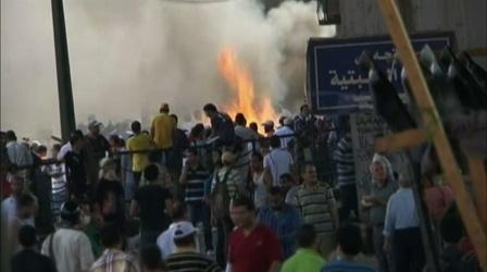Video thumbnail: PBS NewsHour Bloodshed, Death Toll Mount as 'Day of Rage' Across Egypt