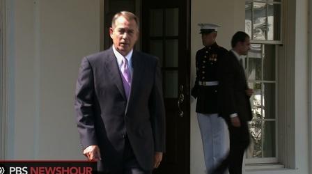 Video thumbnail: PBS NewsHour Boehner Says He Supports Obama on Syria