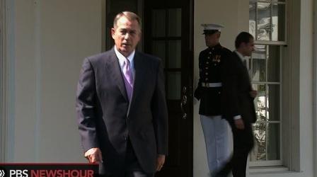 Video thumbnail: PBS NewsHour Boehner Says He Supports Obama on Syria