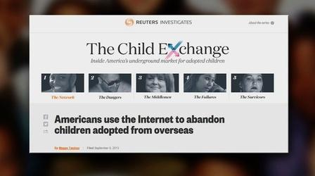 Video thumbnail: PBS NewsHour Parents Turn to Internet to Give Away Foreign Adoptees