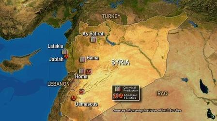 Video thumbnail: PBS NewsHour Verifying Syria's Chemical Arsenal Could Be Big Challenge
