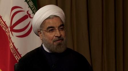 Video thumbnail: PBS NewsHour Iran's President Tries to Recast Perceptions