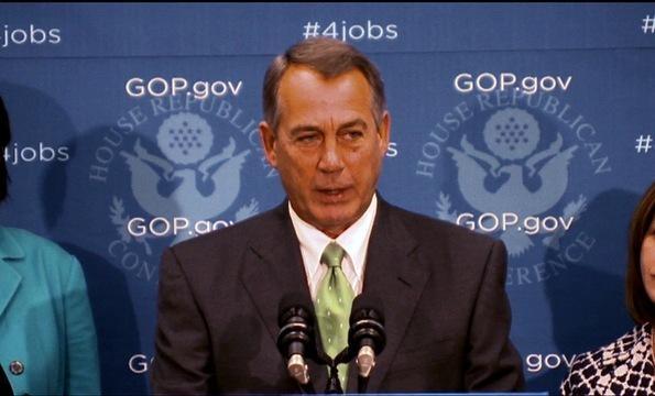 Boehner Warns House GOP May Block Spending Bill