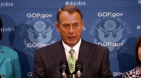 Video thumbnail: PBS NewsHour Boehner Warns House GOP May Block Spending Bill