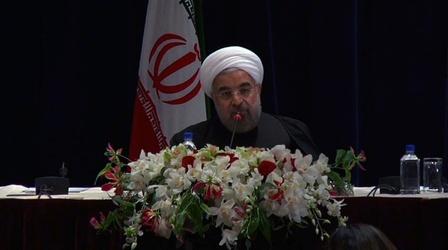 Video thumbnail: PBS NewsHour Obama, Iran's President Rouhani Discuss Diplomacy Prospects