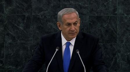 Video thumbnail: PBS NewsHour Netanyahu warns world must maintain Iran sanctions