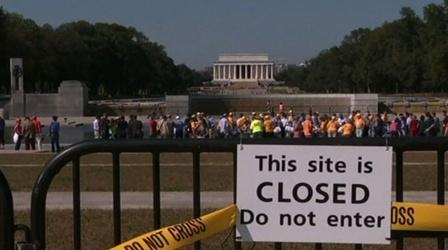 Video thumbnail: PBS NewsHour President Obama, congressional leaders to discuss shutdown