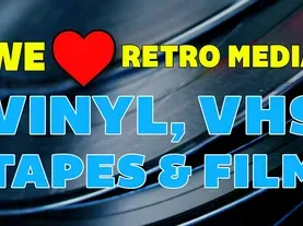 We ? Retro Media: Vinyl, VHS, Tapes & Film