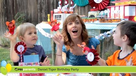 Video thumbnail: PBS Parents Birthday Parties Daniel Tiger Birthday Party