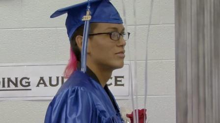 Video thumbnail: POV Up Heartbreak Hill: Graduation at Navajo Pine High School