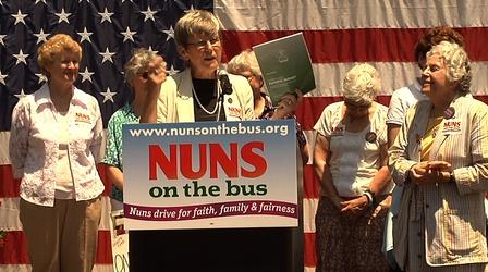 Video thumbnail: Religion & Ethics NewsWeekly Nuns on the Bus: Preaching the Faithful Budget