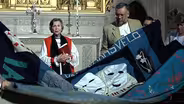 Blessing the AIDS Quilt
