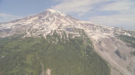 Video thumbnail: Saving the Ocean Aerial Tour of Mount Rainier