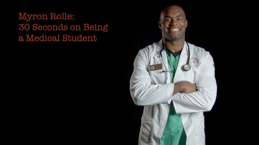 Myron Rolle: 30 Seconds On Being A Medical Student image