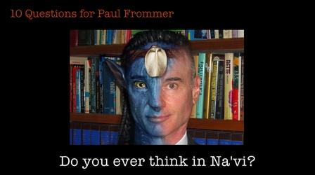 Video thumbnail: Secret Life of Scientists and Engineers 10 Questions for Paul Frommer